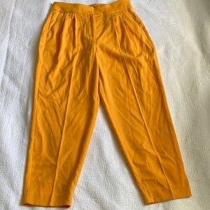 Express Orange Chinos Casual Lightweight Pants